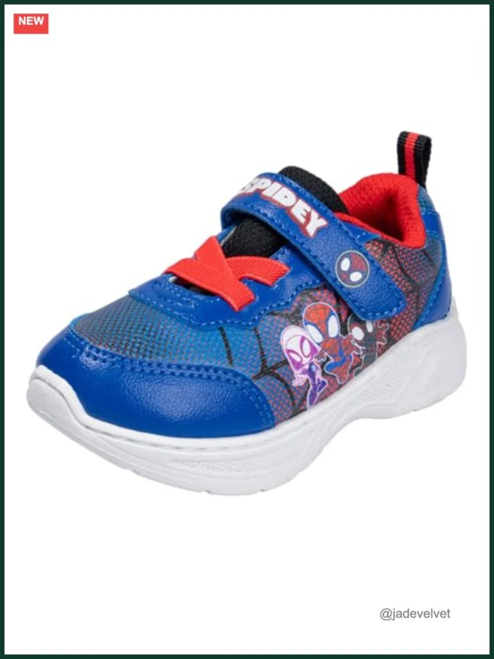 Toddler Athletic Sneakers with Velcro Closure, Breathable Mesh Upper, Non-Slip